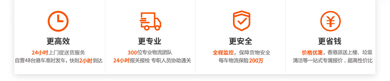 佛山到香港物流專線，東勝物流服務(wù)優(yōu)勢(shì)
