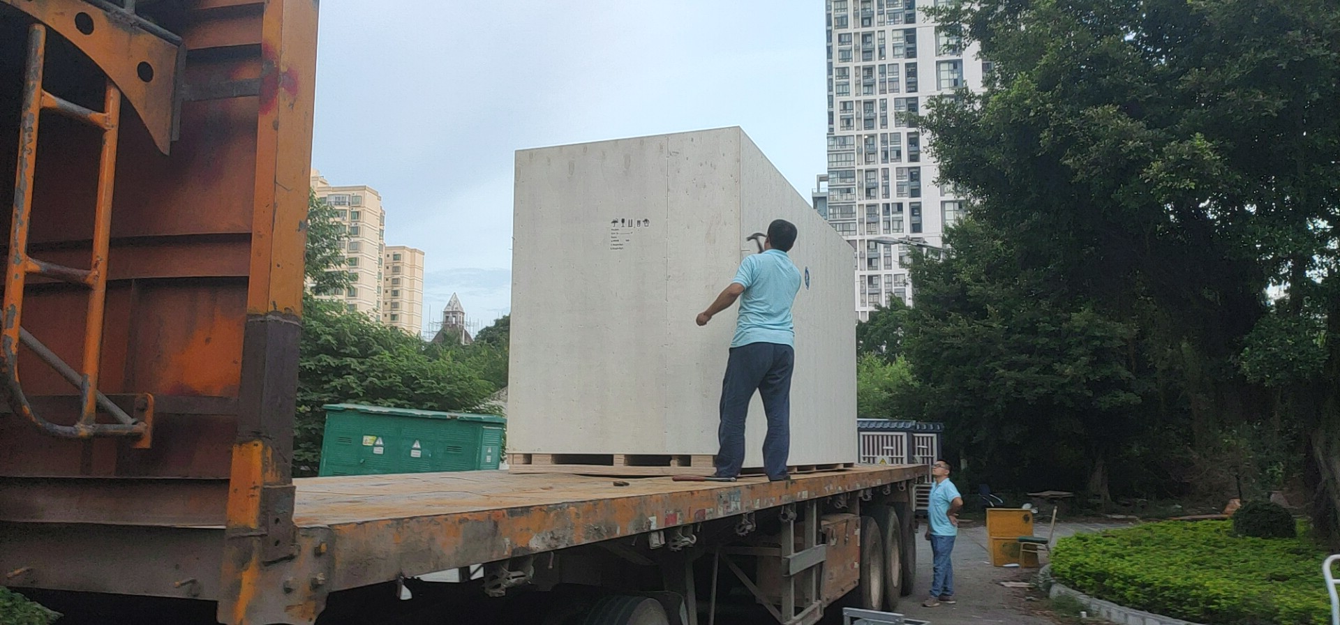 廣州某公司大型變壓器運(yùn)輸?shù)较愀郯咐?-東勝物流 廣州某公司大型變壓器運(yùn)輸?shù)较愀郯咐?-東勝物流